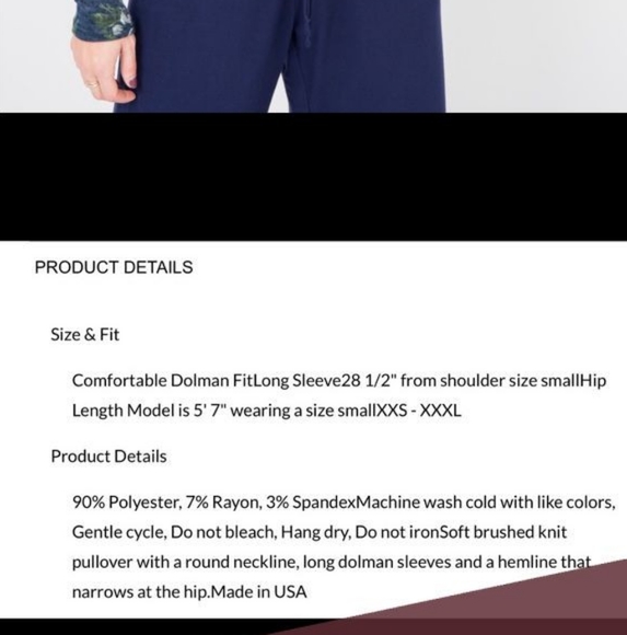 Xs Gorgeous Urban Pullover By A&D - Picture 4 of 5